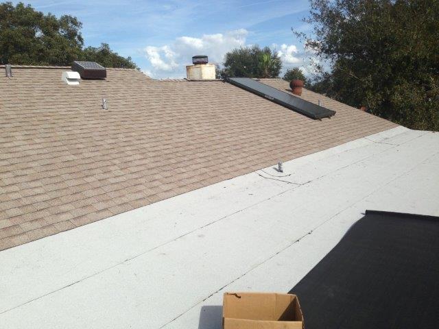 Shingle tile roofing